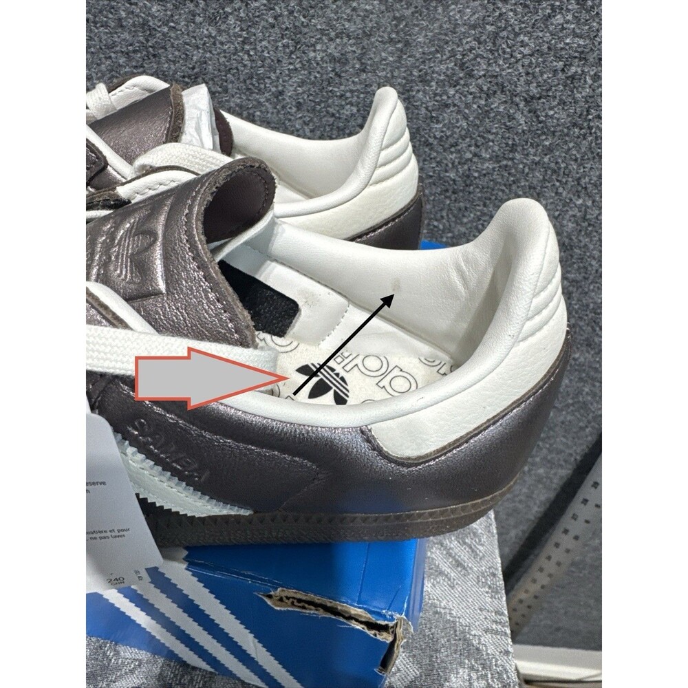 2024 Adidas Samba OG Metallic Purple Gum Womens Sneakers JI4219 7.5 - Picture 13 of 13